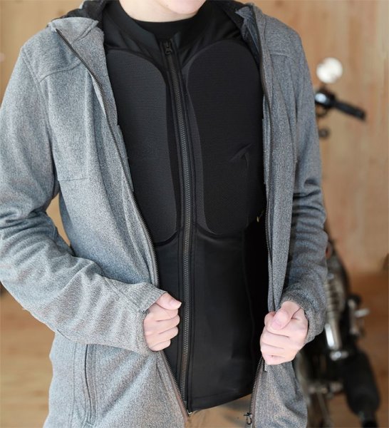 画像2: 【メンズ】PA-490【ブラック】【Mサイズ】PORONR胸・脊椎サポーター パワーエイジ【PRONXRD】【胸】【背中】【インナー】 (2)