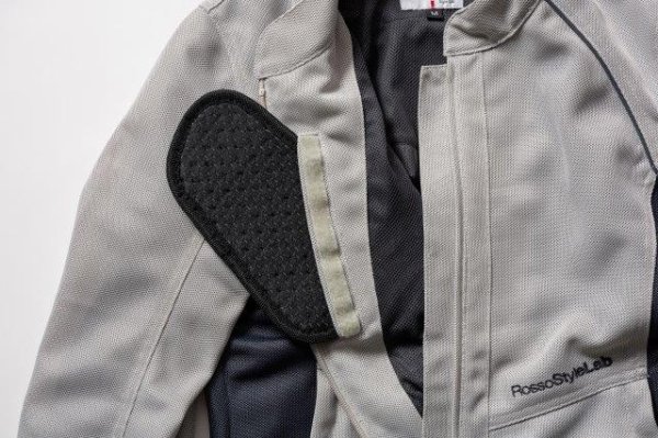 画像11: ライダースメッシュジャケット レディースサイズ ROJ121 ロッソスタイルラボ (11)