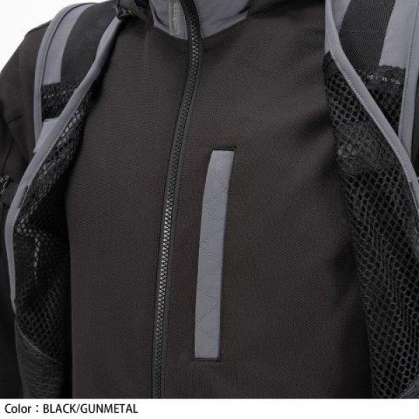 画像15: オーバーラップメッシュ パーカ メンズサイズ RSJ347 アールエスタイチ (15)