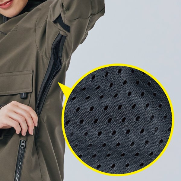 画像11: ソフトシェル フーディ メンズサイズ RSJ732 アールエスタイチ (11)