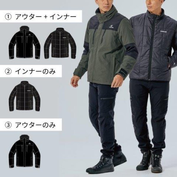 画像17: ヒューズ オールシーズンジャケット ウィメンズサイズ RSJ731 アールエスタイチ (17)