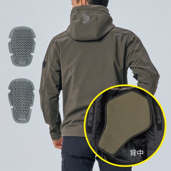 画像9: ソフトシェル フーディ メンズサイズ RSJ732 アールエスタイチ (9)