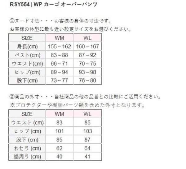 画像6: WP カーゴ オーバーパンツ ウィメンズサイズ RSY554 アールエスタイチ (6)