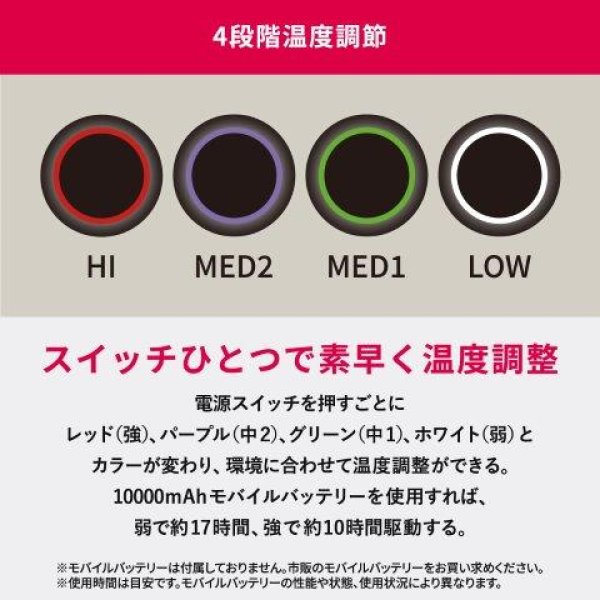 画像9: 折り畳みヒートクッション LTシリーズ 5100072 ヒートマスター (9)