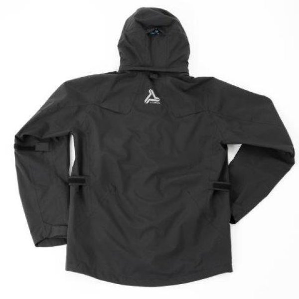 画像2: アーバニズム/urbanism バイク用レインスーツ アーバニズムストレッチレインスーツ ブラック LB UNR-301 メンズ 収納袋付 (2)